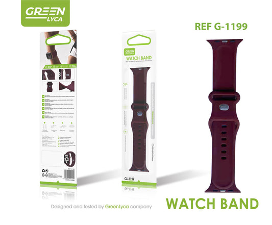 Correa para Smartwatch Color Vino Elegante y Ajustable
