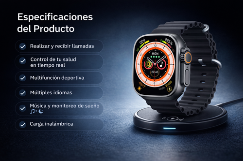 Reloj smartwatch ultra 8